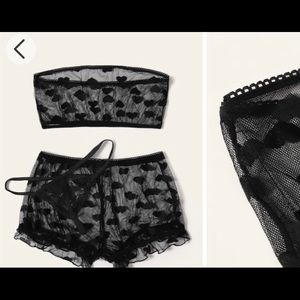 Three piece lingerie set